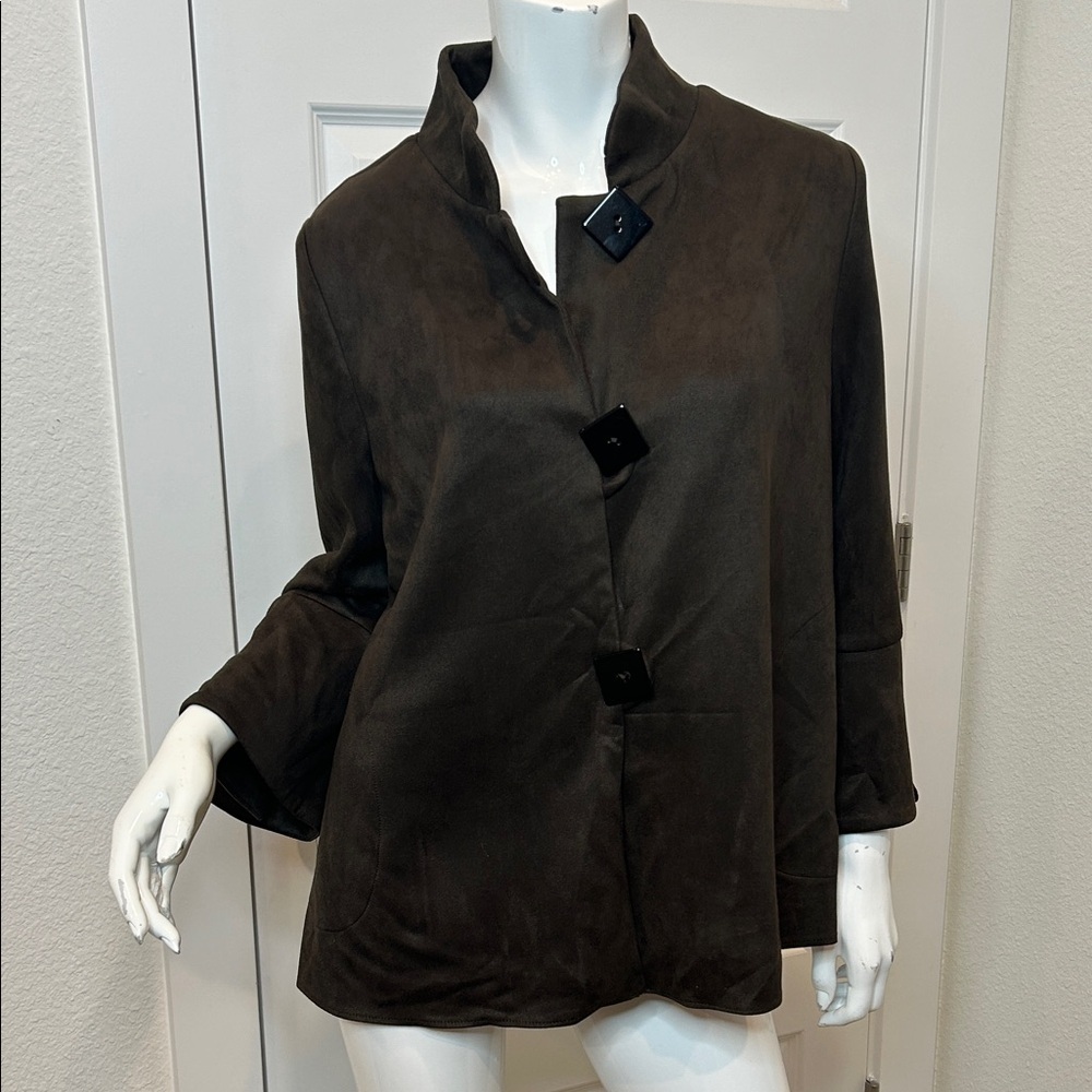 IC by Connie K Elegant Brown Women's Jacket